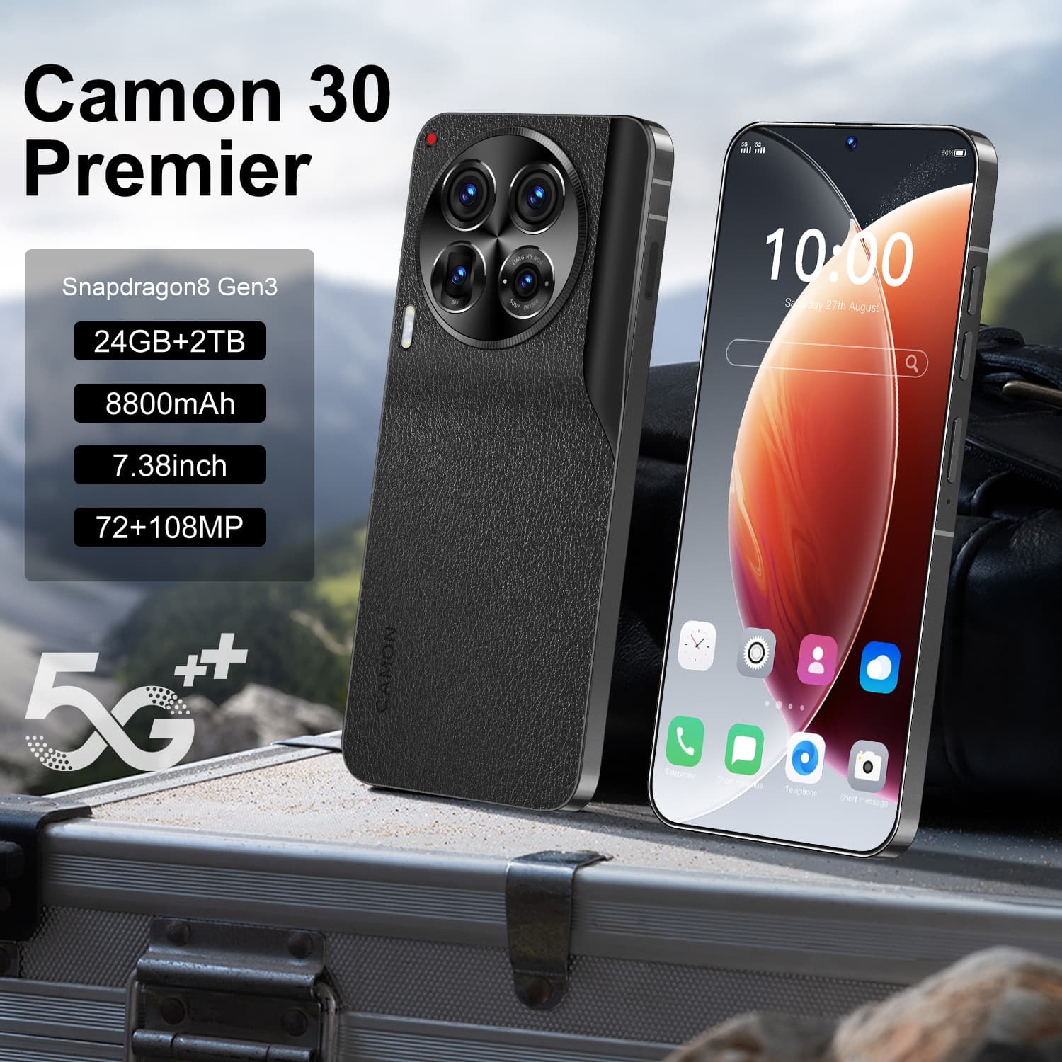 Cross-border 7.38-inch Camon30 Premier Phone 3G+64G Android 4G Full Netcom Smart Fast Charging Phone