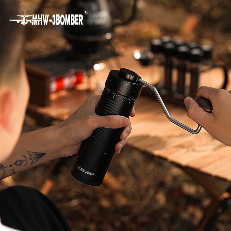 Bomber Blade R3 Hand Coffee Grinder Manual Burr Grinder for Pour Over Espresso