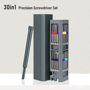 Cross-Border Best-Selling 30-in-1 Manual Disassembly Multi-Function Repair Precision Screwdriver Set for Computers, Phones, and Watches