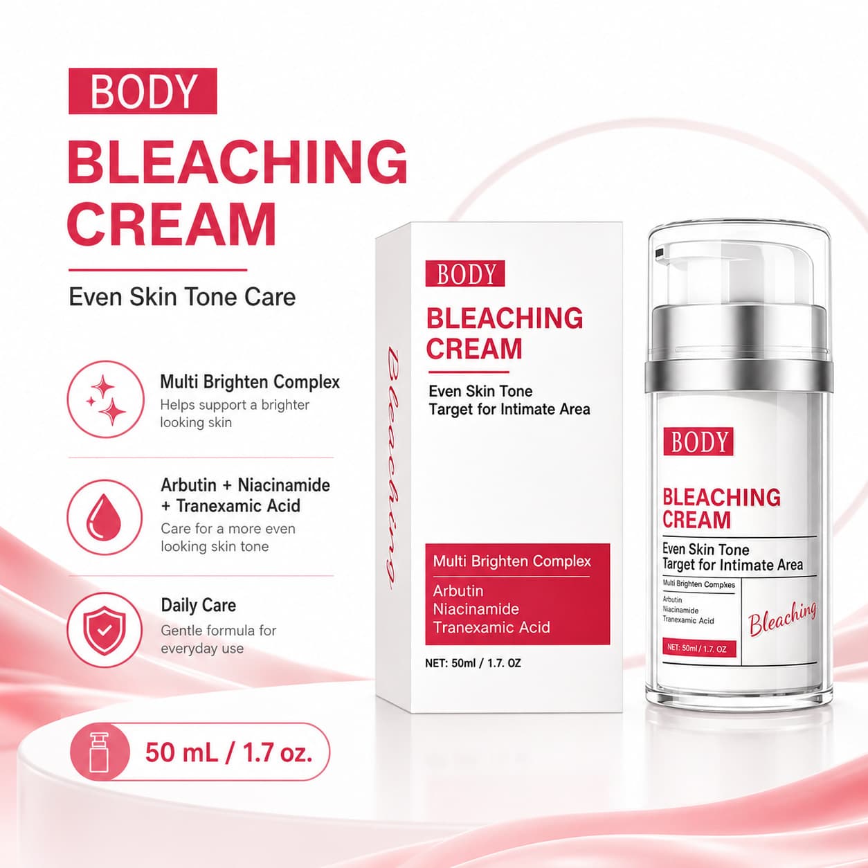 BODY BLEACHING CREAM cross-border body whitening cream whole body beautifying cream care skin care