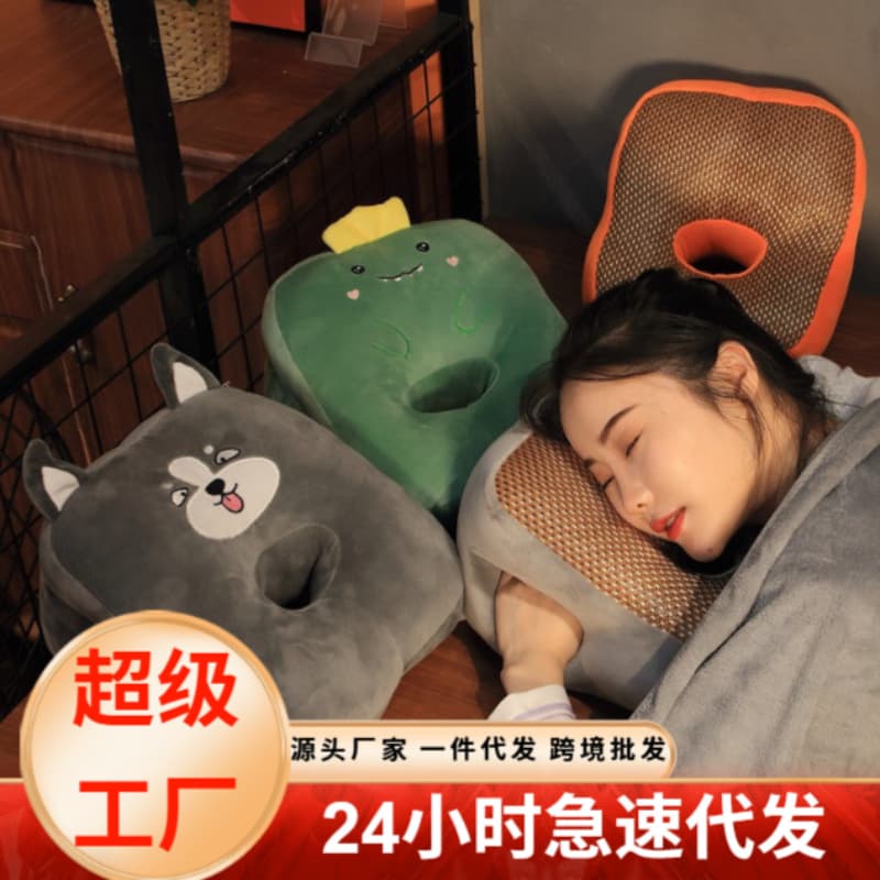 Factory Stock Nap Pillow, Student Rest Hug Pillow, Desk Sleeping Leaning Pillow Available for Drop Shipping