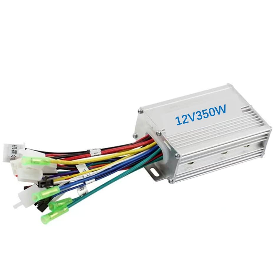 Electric battery vehicle smart brushless dual-mode two-wheel three-wheel 12V 350W universal 6-tube controller