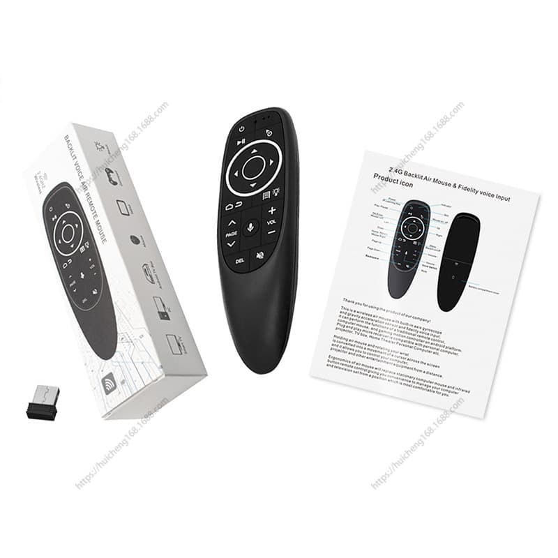 G10S Pro Smart Remote Control Wireless Voice Air Mouse 2.4G Remote Control with Gyroscope Remote Control for Export