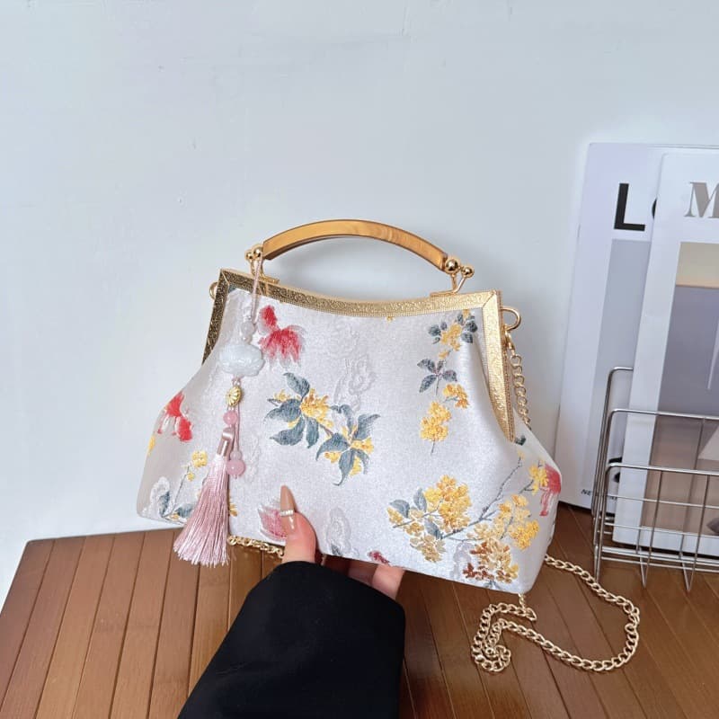 Cross-border New Chinese Style Cheongsam Women's Bag Temperament Dinner Bag 2026 Summer New Style Versatile Shoulder Handbag