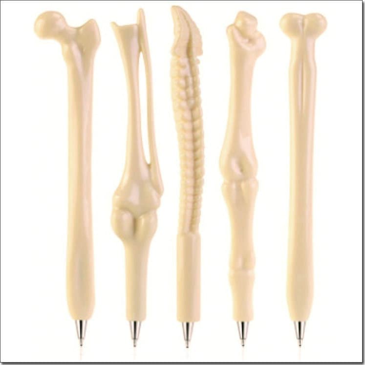 Imitation Bone Carving Creative Novelty Medical Doctor Orthopedic Veterinary Forensic Pen