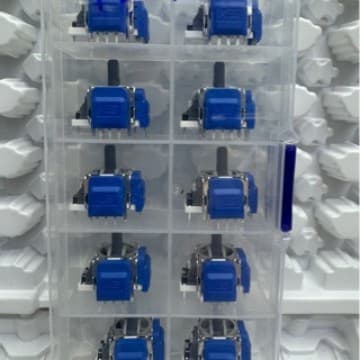 Compatible with PS5 joystick, TMR tunnel reluctance joystick, NS Pro, PS4 XBOX, blue electromagnetic IC joystick