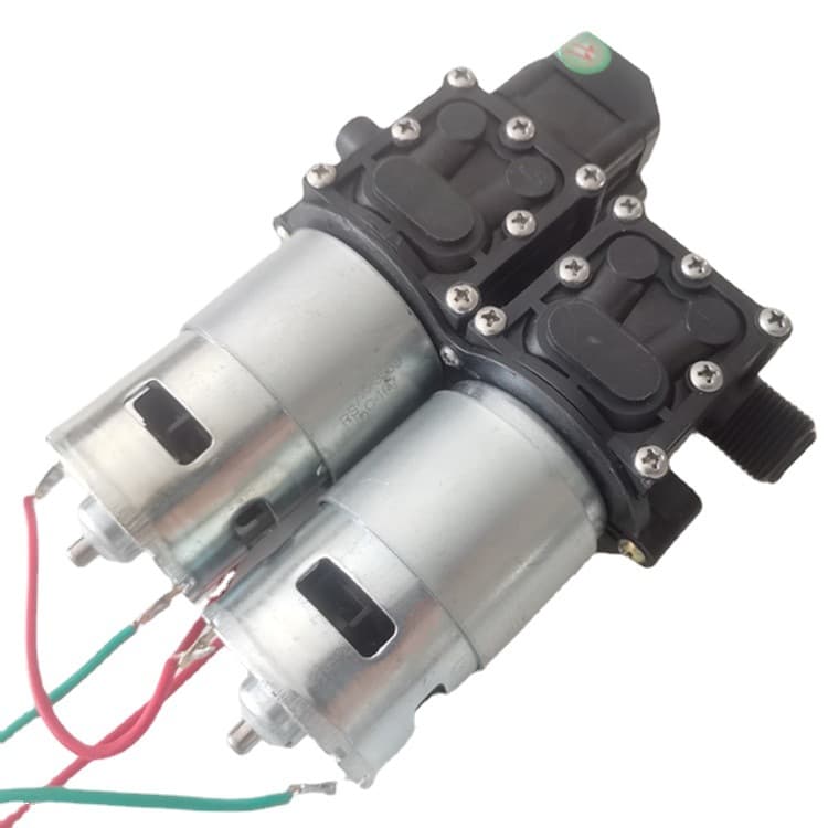Factory Direct Supply Intelligent Diaphragm Pump 12V 18V Dual-Core High-Pressure Diaphragm Pump Lithium Battery Dual-Core Water Pump
