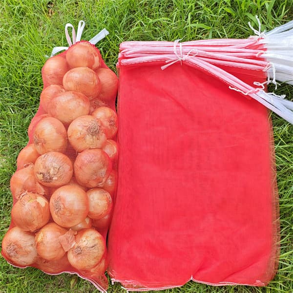 Factory direct sales mesh bag mesh bag vegetable and fruit mesh bag gauze mesh bag drawstring mesh bag special