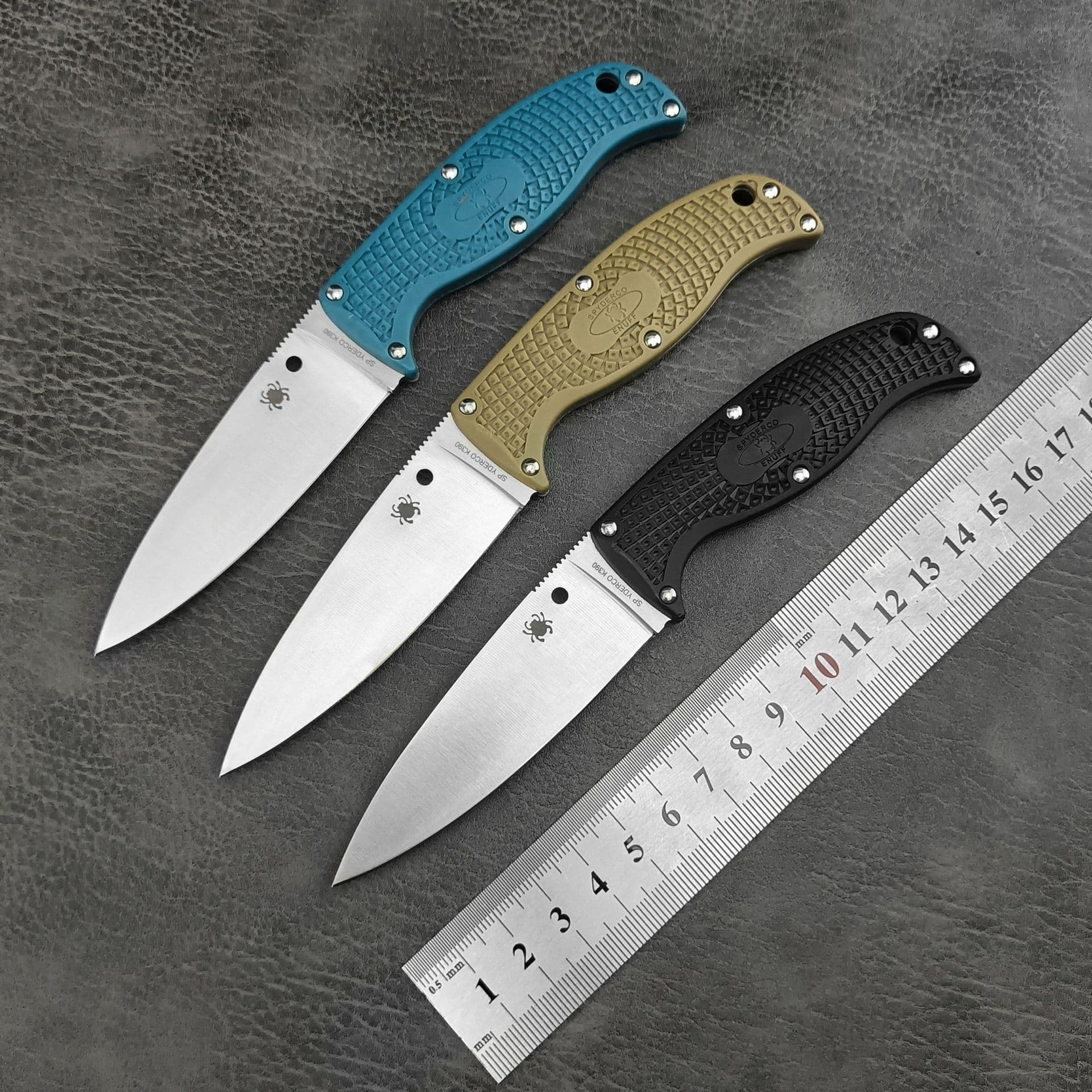 Cross-border Spider C39 fixed knife outdoor knife self-defense portable knife outdoor sharp meat eating convenient camping fruit knife