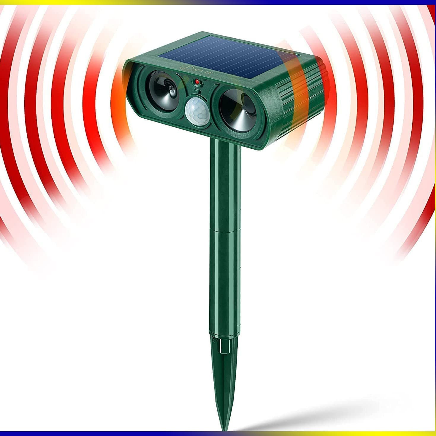 Cross-border Ultrasonic Solar Animal Repeller Cat Repeller Mouse Repeller Bird Repeller Dog Repeller Snake Repeller Factory Direct Sale