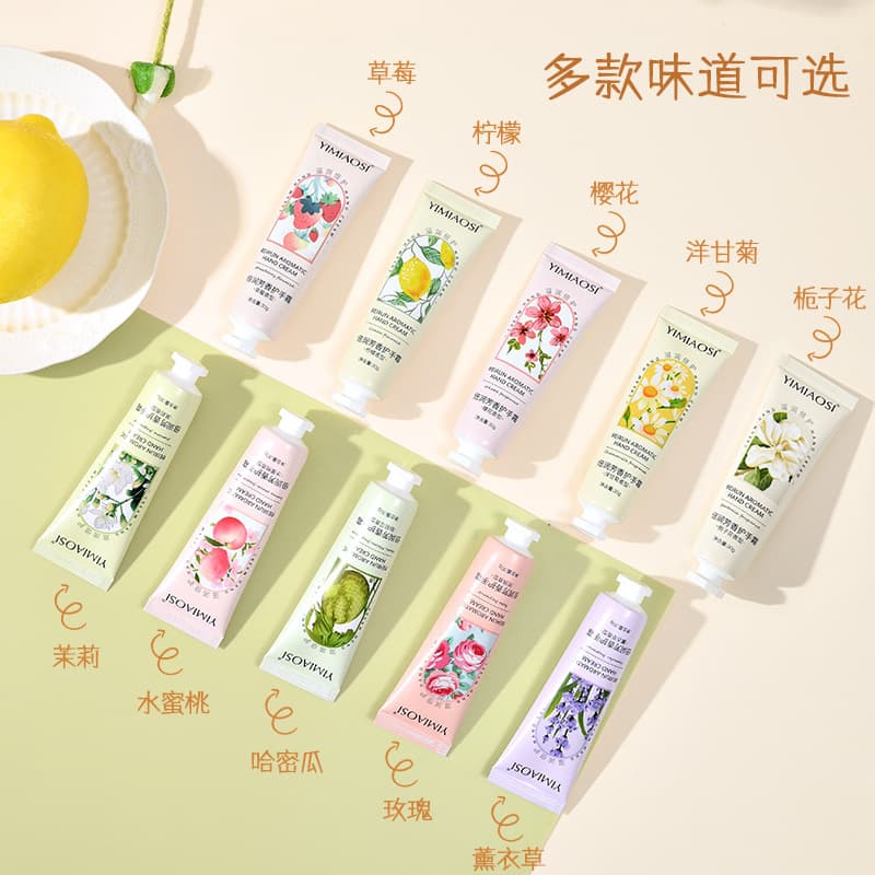 YIMIAOSI Hand Cream Moisturizing and Hydrating 30g, Extra Nourishing Hand Cream with 10 Scents, Gift Box Set