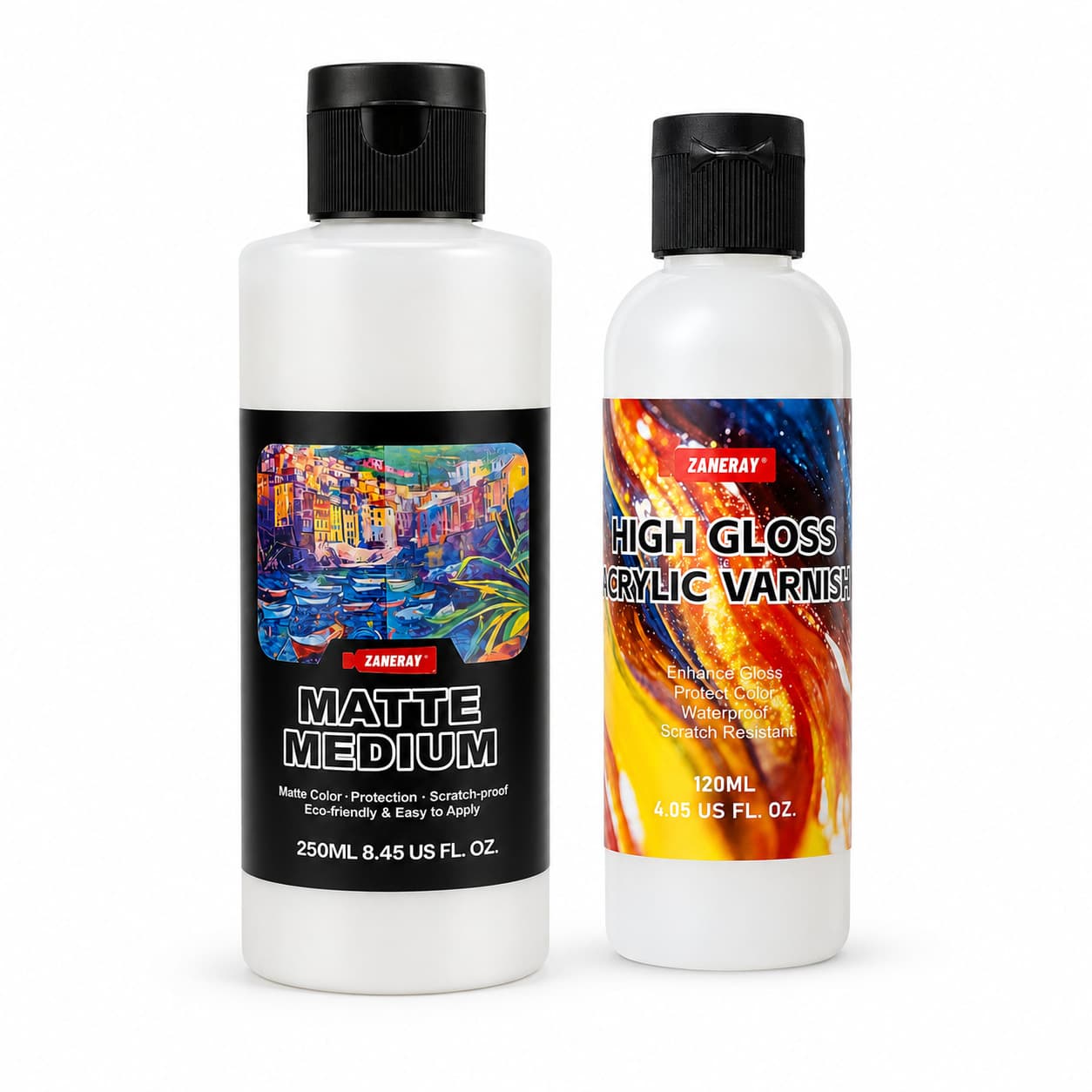 Cross-border glossy varnish, matte varnish, brightener, high-gloss matte acrylic model figure, airbrush, transparent varnish