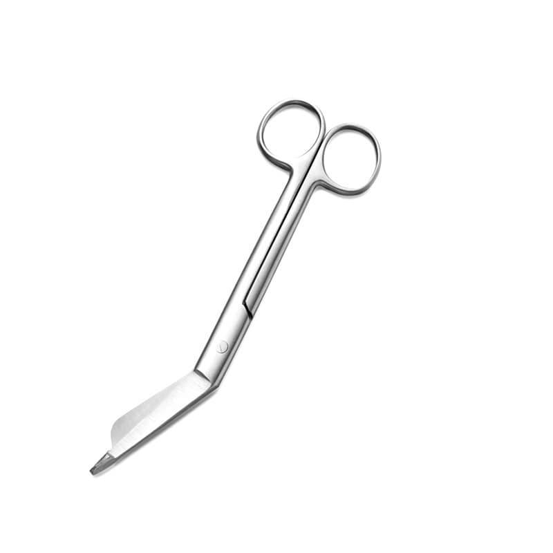 Stainless steel gauze scissors, 14cm, 16cm, 18cm, for dressings, plaster bandages, and nurse fabric samples.