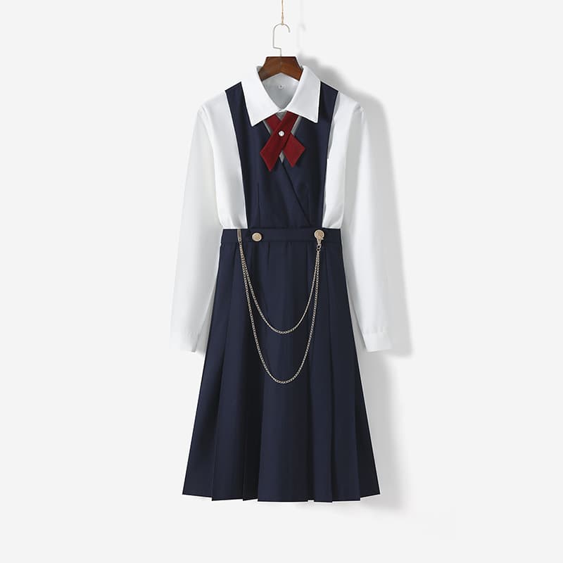 Factory Direct Original Milk-Protecting Dress Japanese JK Uniform Pleated Skirt Authentic Female Student Cardigan Vest Dress in Stock