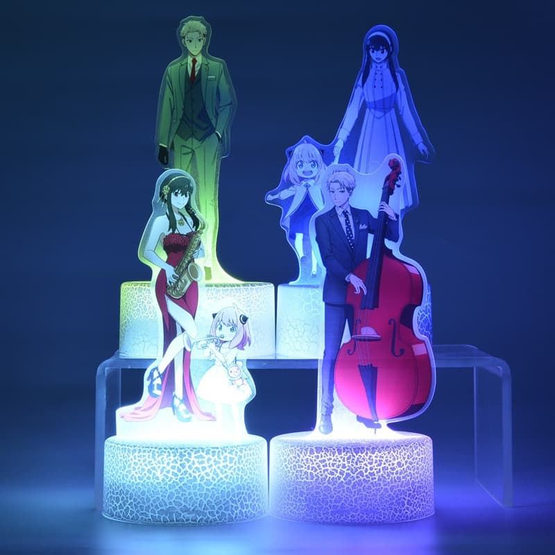 Special Price SPY FAMILY Anime Merchandise 3D Night Light Decoration Wholesale