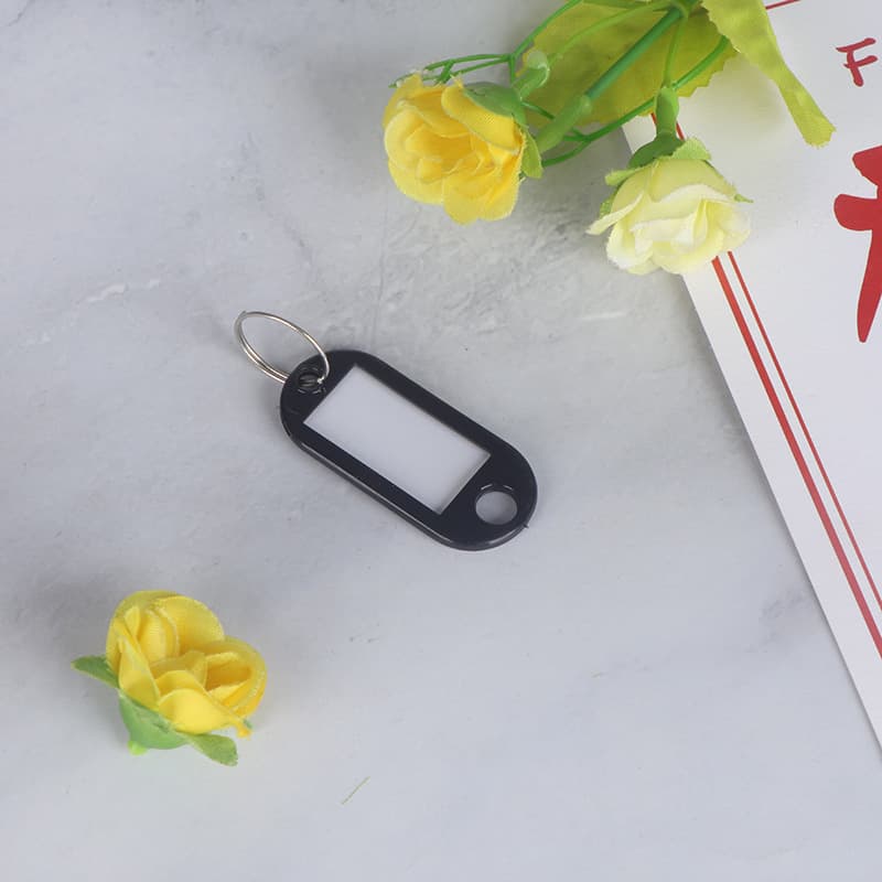 Advertising Colorful Plastic PP Key Tags Markers Luggage Tags Hotel Number Classification Tags Keychains