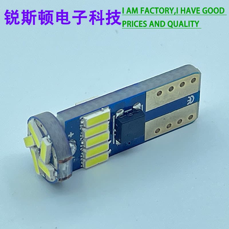 Car LED light decoding width light Promise t10 4014 15smd canbus width light w5w license plate light