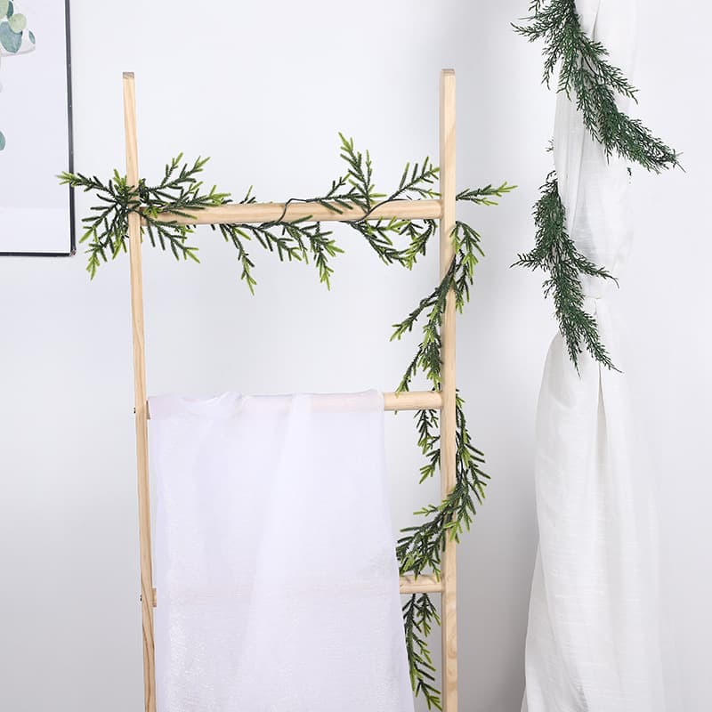 Modern Artificial Green Plant Vine Decor Garden Chair Wrapping Vine Decoration Self-woven Wreath Vine