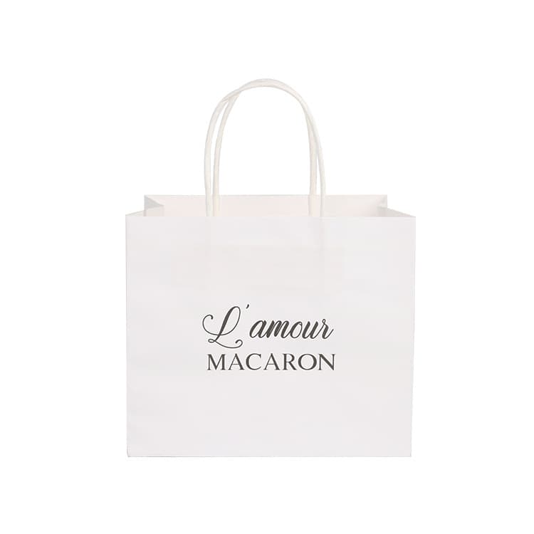 Printed LOGO Size Pharmacy Counter Prescription Medical Disease White Kraft Paper Medicinal Bag