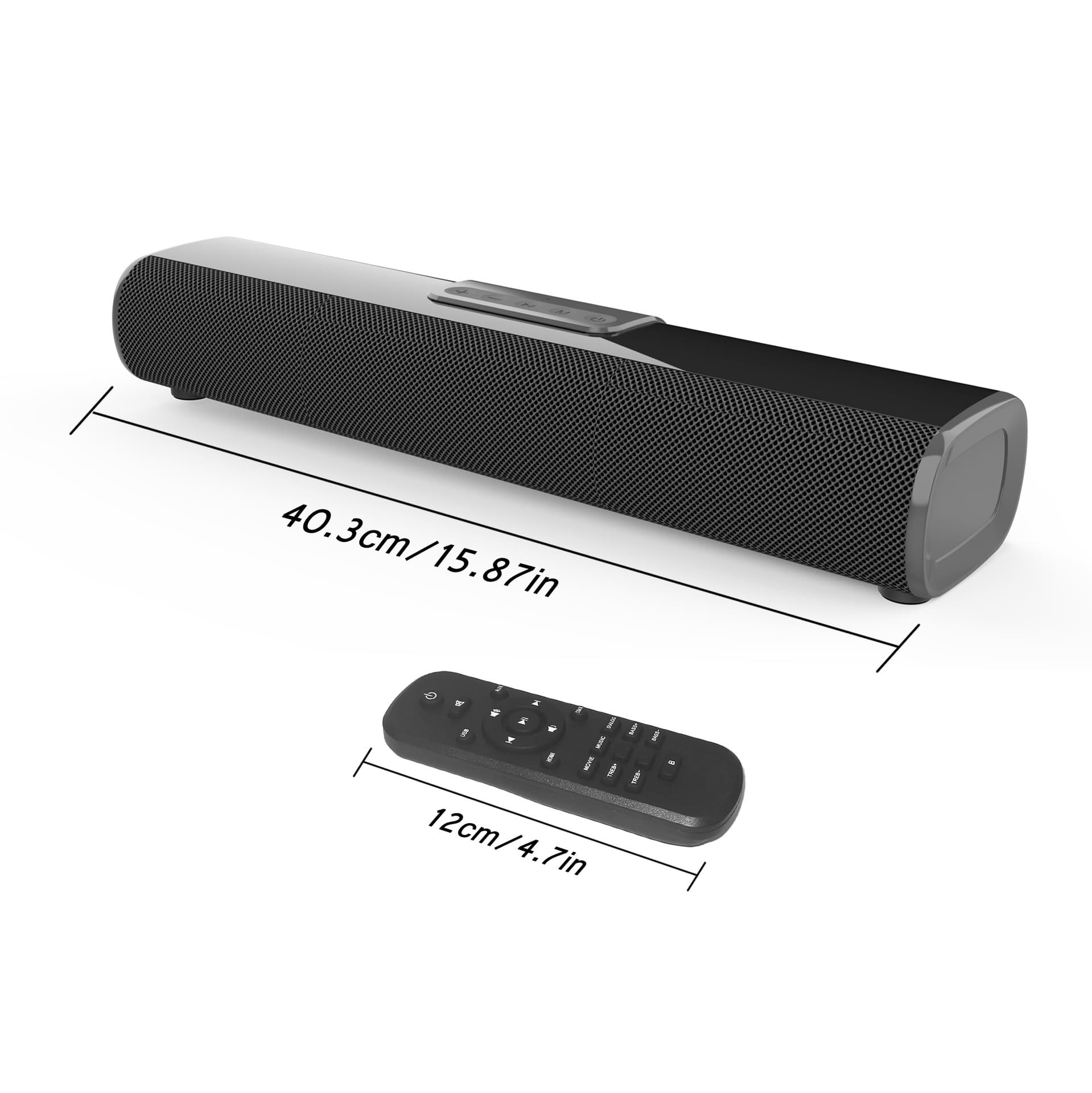Coaxial Bluetooth remote control sound blaster speaker 50W high power output TV TV projector HDMI U disk audio