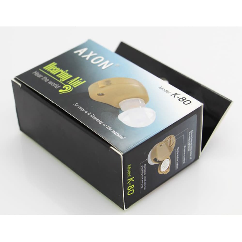 Wholesale Portable Hearing Aid for Elderly Battery-operated Model K-80 Cross-border Hot-sale English Version