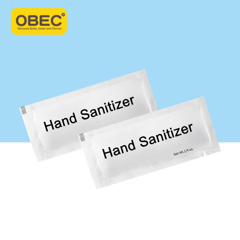 Neutral Small Pouch Hand Sanitizer, Portable Disinfectant Cleaning, Disposable Hand Gel for Export to Europe and America