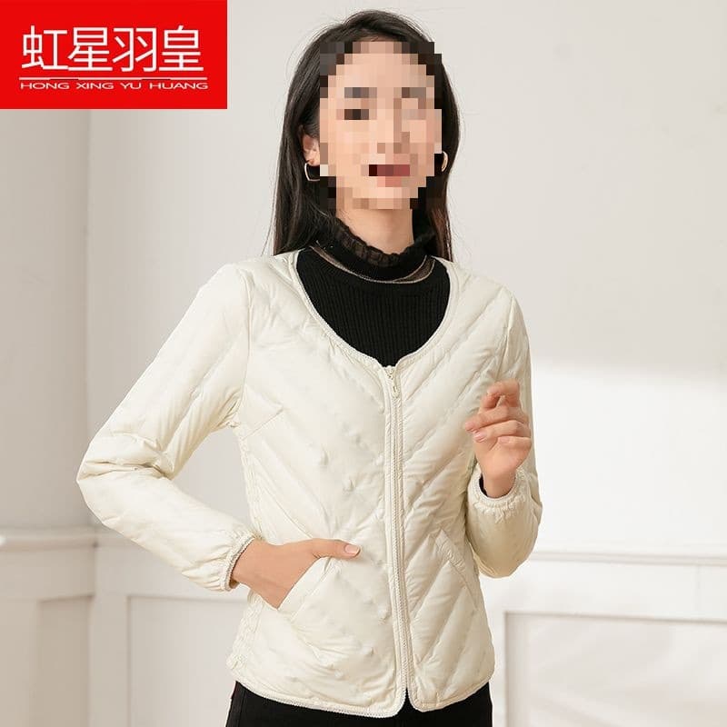 Women's Thin Down Liner New Style Autumn/Winter Ladies Warm Fitted Base Layer Down Vest for Layering