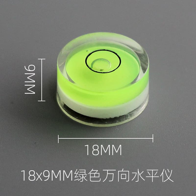 Green spirit level universal scale printed line level high-precision level ruler hardware measuring tool accessories bead small bubble