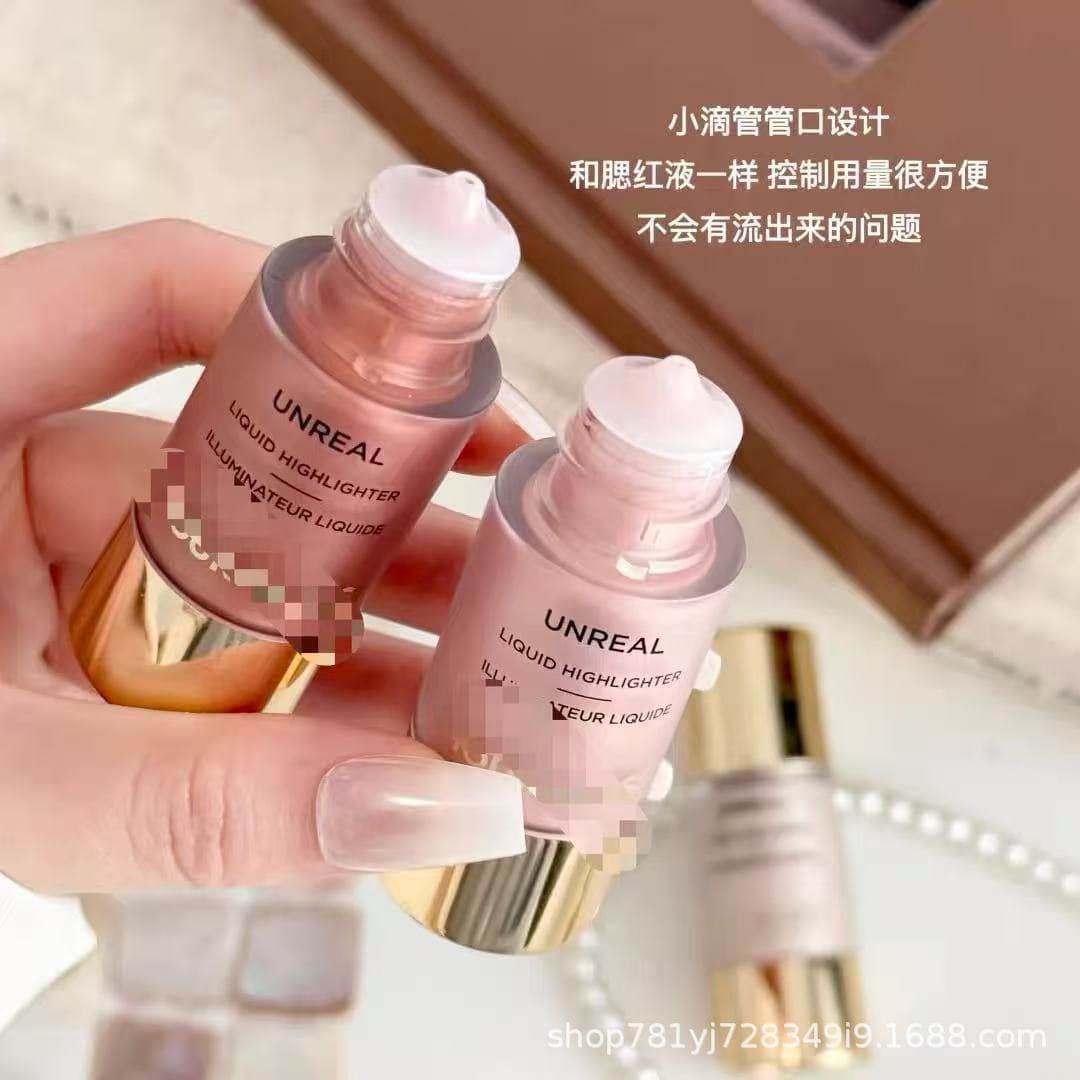 Cross-border New Product Recommendation: Shour Glass Liquid Highlighter Divine Pearl Pink, Evoke Champagne Gold