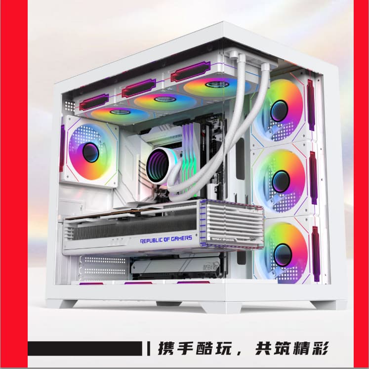 Assembled Desktop PC with Intel i5-13400, Dedicated Graphics Card, for Internet Cafe, Esports Gaming, Design, and Live Streaming