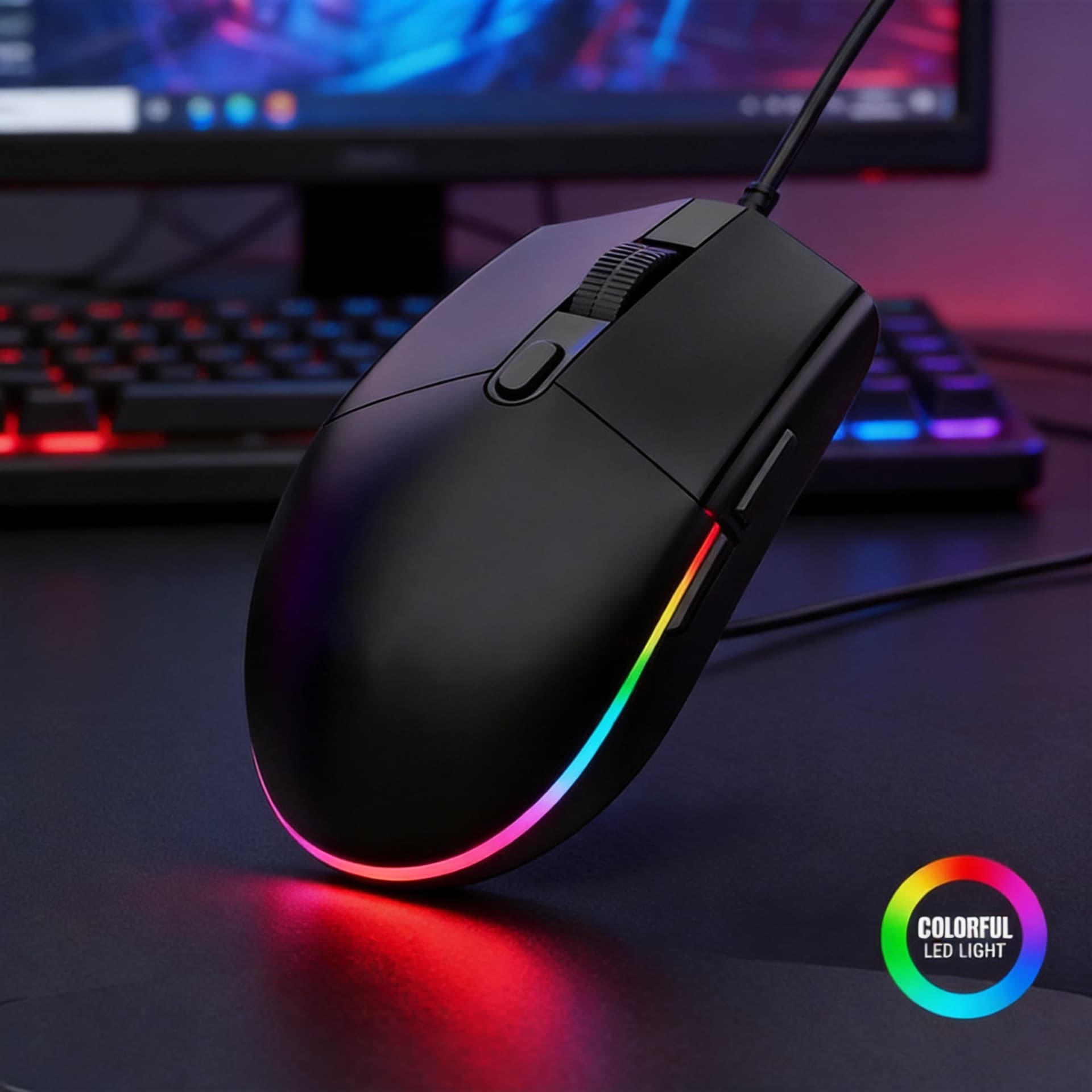 Foreign trade neutral G102 wired mouse luminous game mouse 6D e-sports computer universal mouse Game mouse