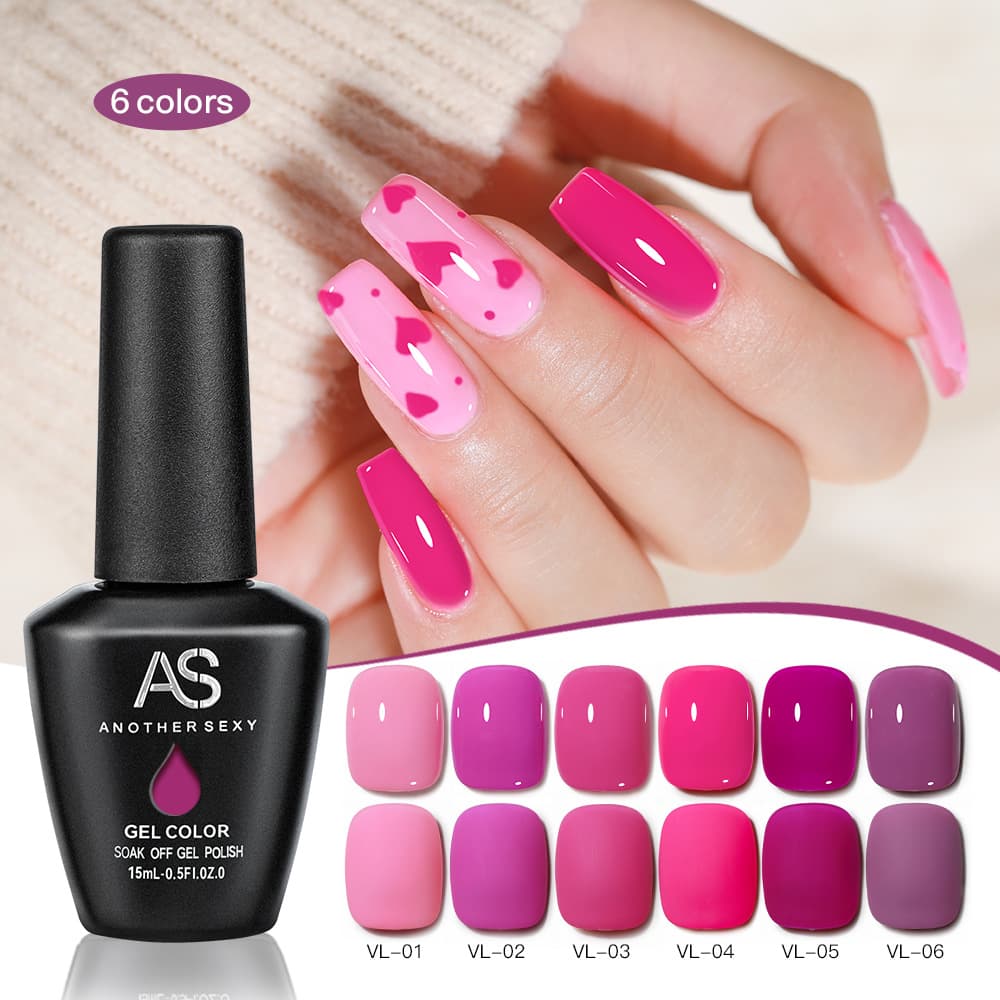 Phototherapy Nail Polish Glue 2023 New Long-Lasting Violet Color Glue Popular Color Set Small Set Color Development