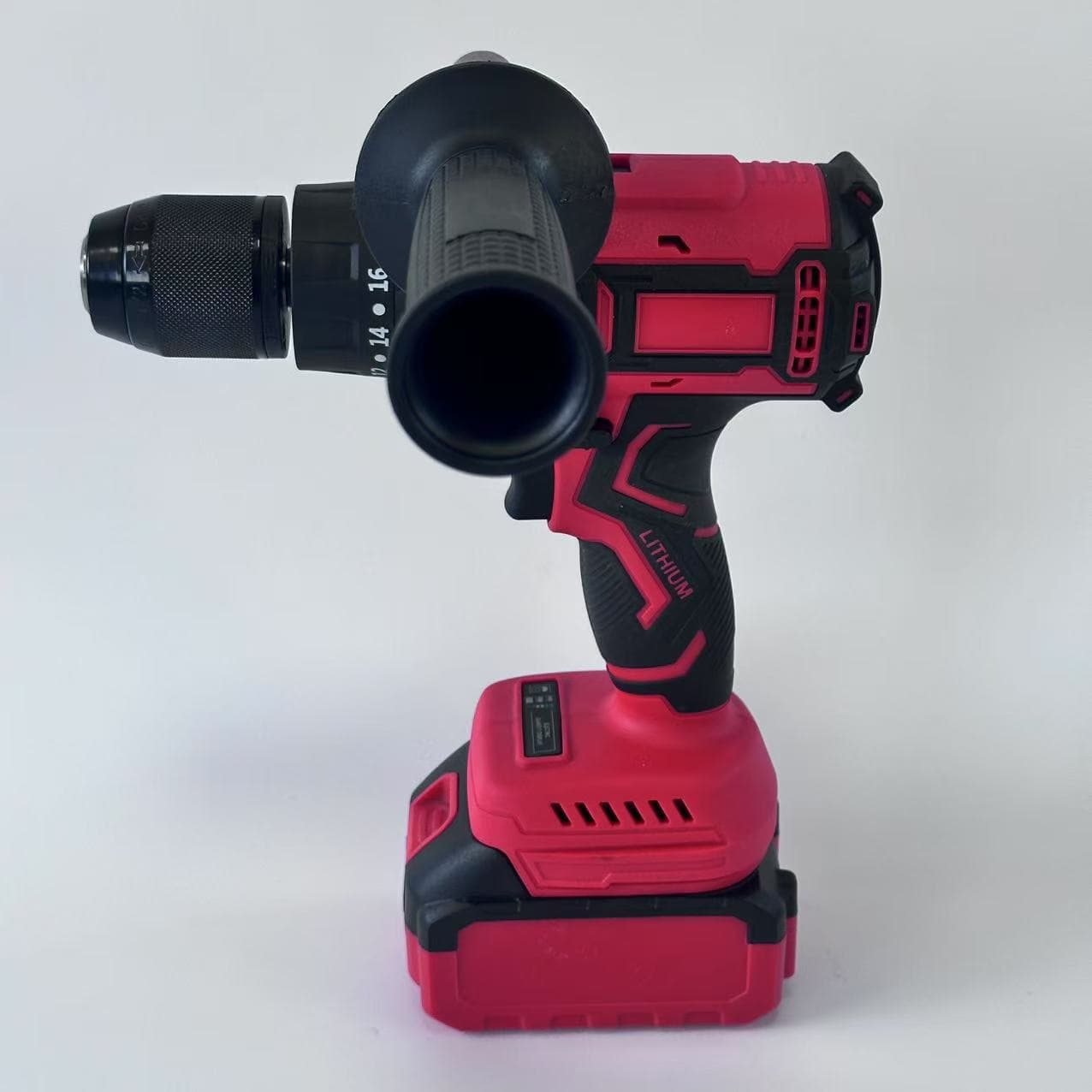 Brushless electric drill, rechargeable high-capacity impact drill, cordless pistol drill, multi-functional electric screwdriver