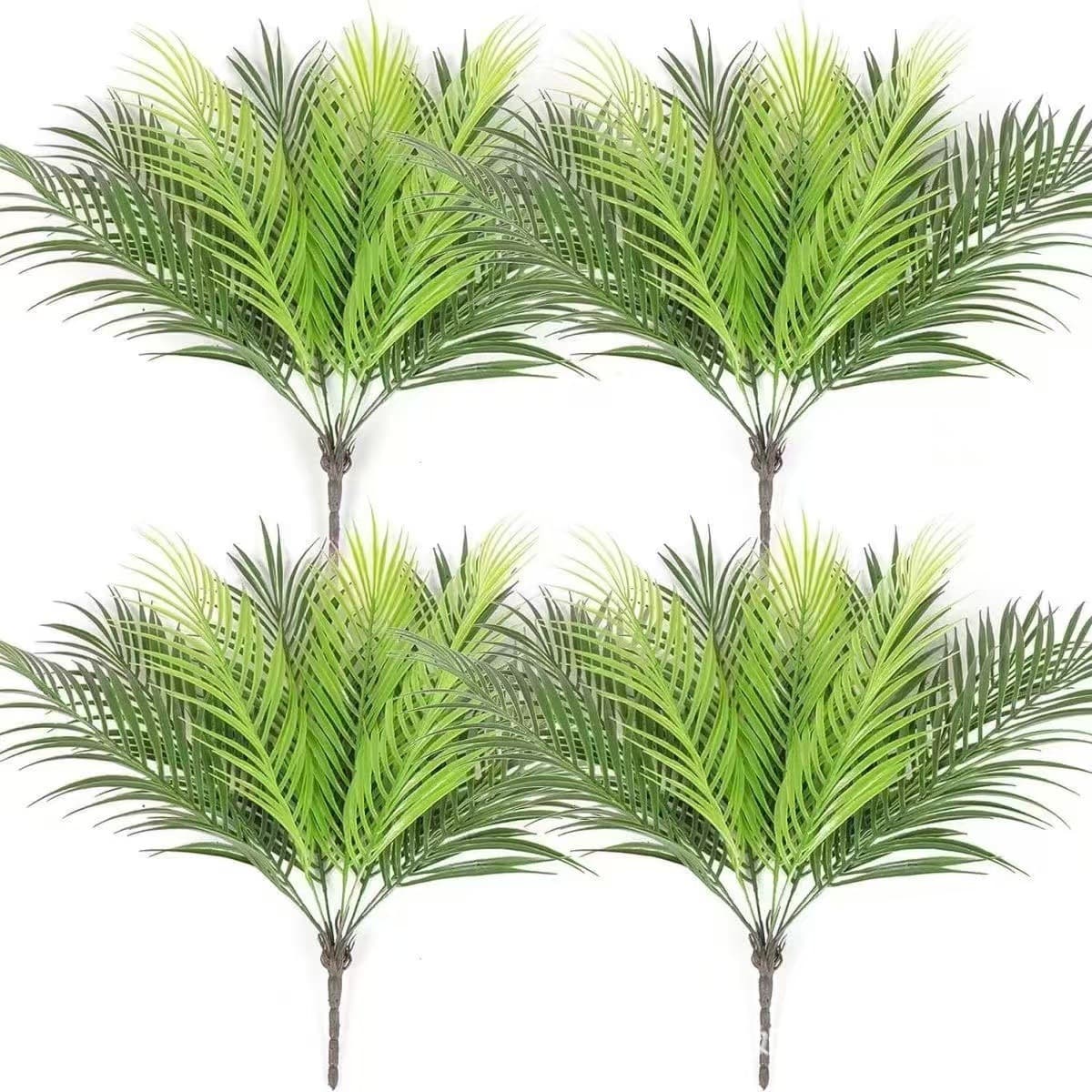 Assorted 9/12/18 Large Iron Leaf Fern Loose Sunflower Artificial Plant Wall Persian Grass Wedding Fake Flower Decor