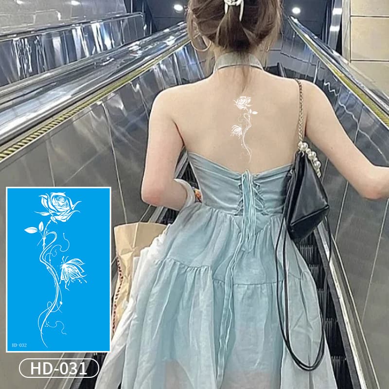 Hot New Retro Butterfly Tattoo Stickers, Super Whitening, Fresh and Waterproof, High-End Ins Style