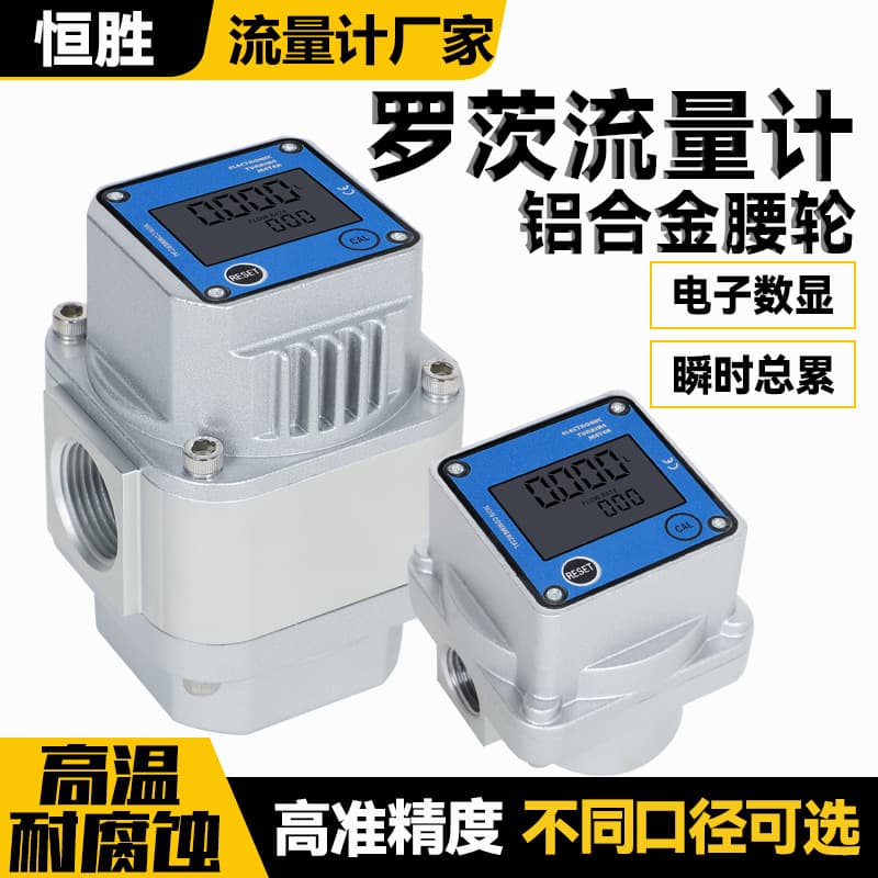 High Precision Gas Flow Meter Natural Gas Oxygen Compressed Air Gas Lobe Electronic Digital Display Roots Flow Meter
