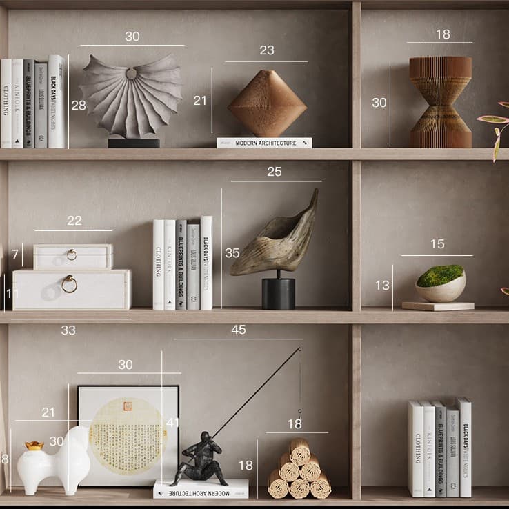 Yibeizi medieval wabi-sabi style B&B retro decorations living room furnishings national style tea room high-end open style combination