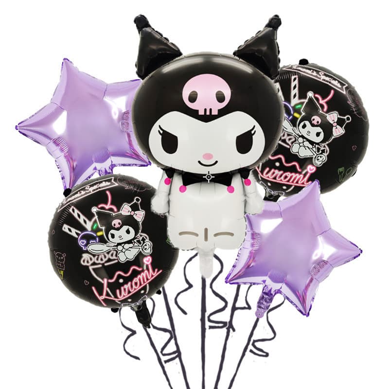 New cross-border Sanrio Kurome Balloon Melody Cinnamon Dog Cartoon Aluminum Film Foil Balloon Birthday Decoration