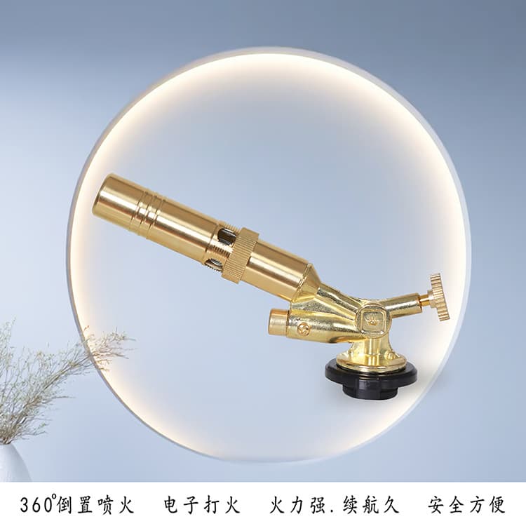 888 Flamethrower Invertible Spray Gun Electronic Ignition Cartridge Gas Flamethrower Pig Hair Burner Baking Welding Gun Flame Thrower
