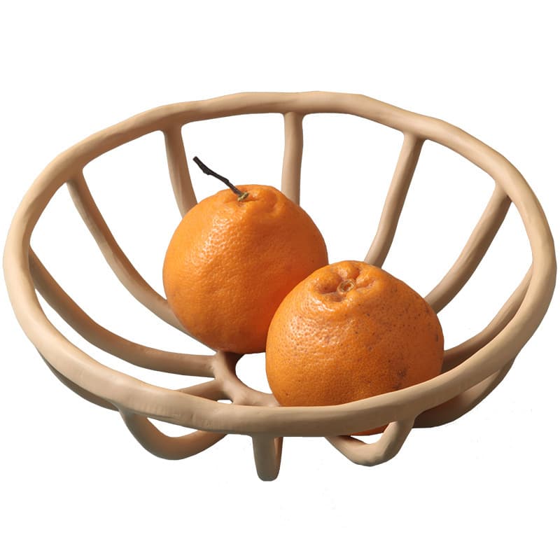Beihanmei Minimalist Morandi Hollow Fruit Basket Home Decor Storage Ornament Premium Storage Box Cross-border Wholesale