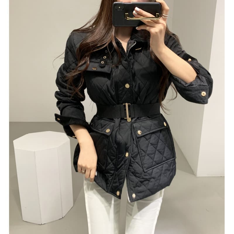 In Stock Chic Thickened Cotton Coat New Korean Trendy Women's Autumn Winter Short Jacket Cotton Padded Outerwear
