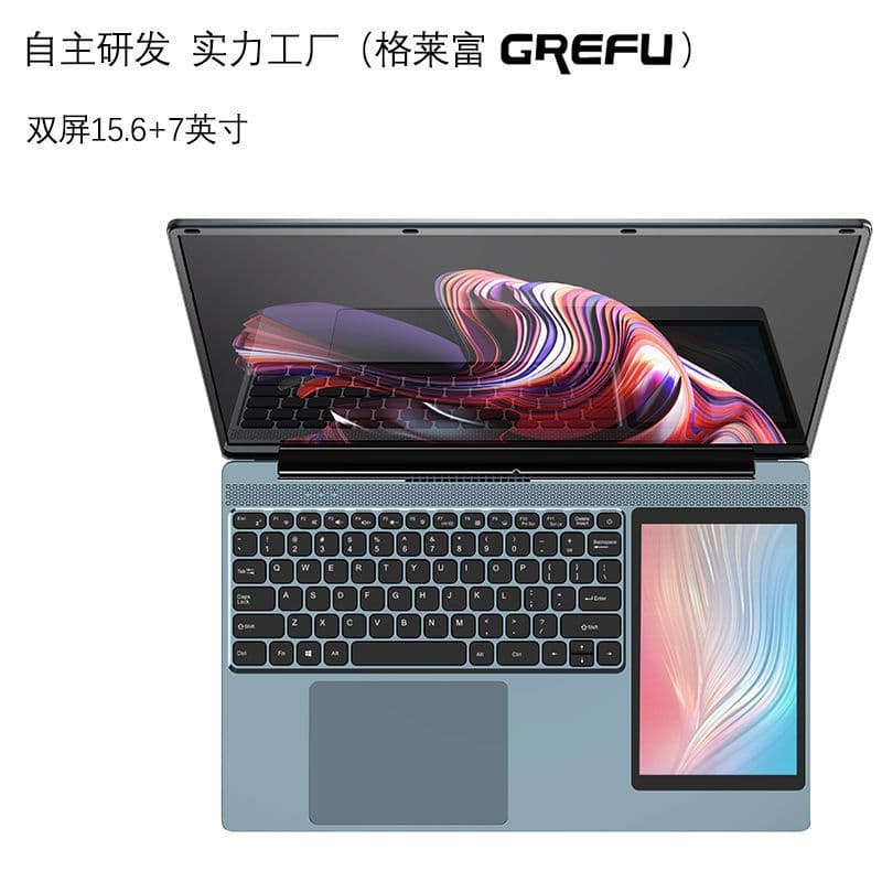 Dual-Screen Touch Screen Laptop for Entertainment and Office Use, Portable, Cross-Border Hot-Selling Laptop Notebook