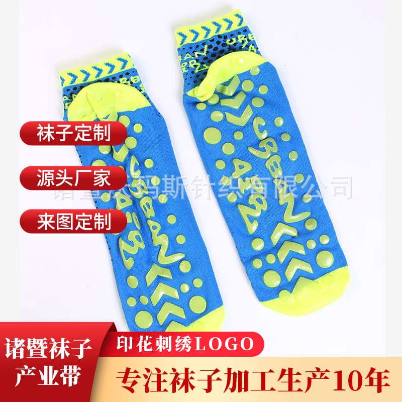 Short-tube new trendy polyester comfortable trampoline socks, cross-border trade customization for European and American men and women's mid-calf socks