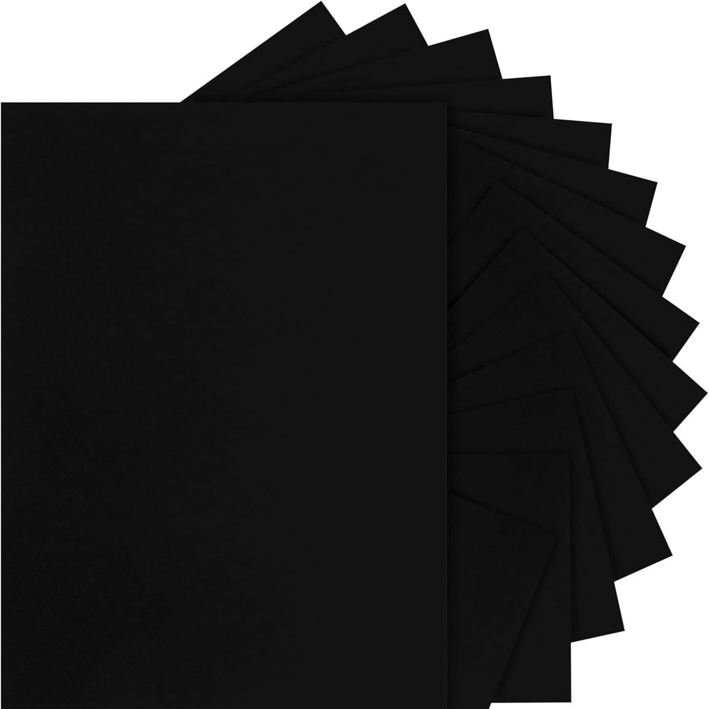 Black cardstock DIY printing colored kraft paper for card making, printing craft, painting, scrapbooking, cutting
