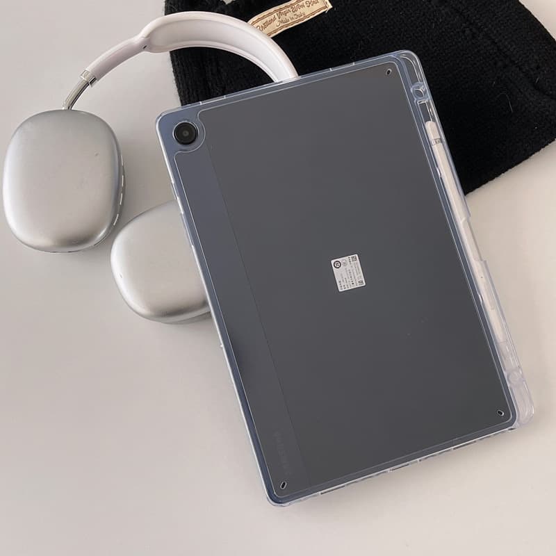 Suitable for Samsung S11 with pen slot protective cover S9FE acrylic S10lite anti-fall transparent 11-inch tablet case
