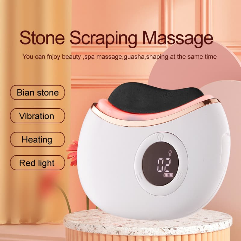 Electric Bian Stone Gua Sha Device, Electric Gua Sha Massager, Heated Bian Stone Massager, Bian Stone Massage