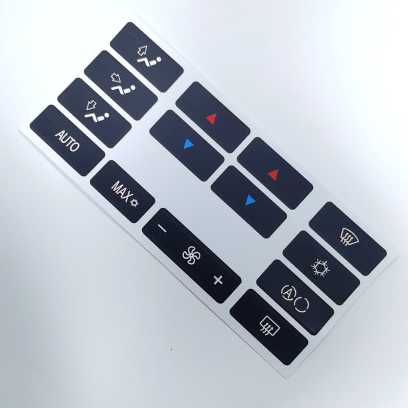 Compatible with BMW 5 Series X5 E53 E39 Air Conditioning Button Repair Sticker AC Switch Fix Decal