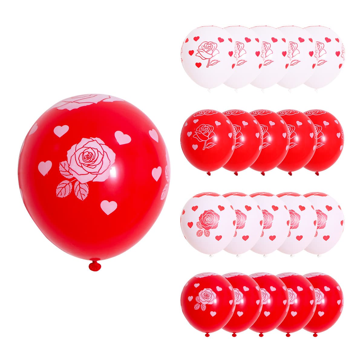 Valentine's Day Wedding Decoration Proposal Engagement Anniversary Couple Birthday Setup 12-Inch Confession Cross-Border Balloon