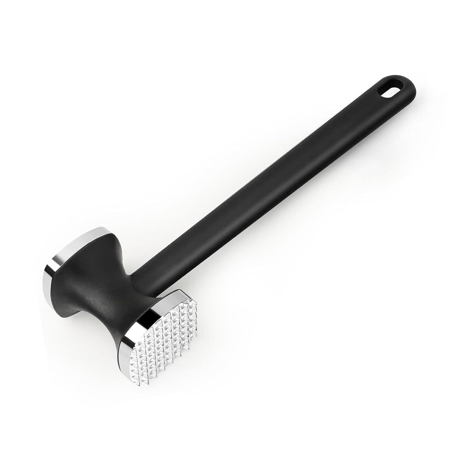 Household dual-sided meat tenderizer hammer, aluminum alloy steak hammer, zinc alloy meat hammer, stainless steel tenderizer