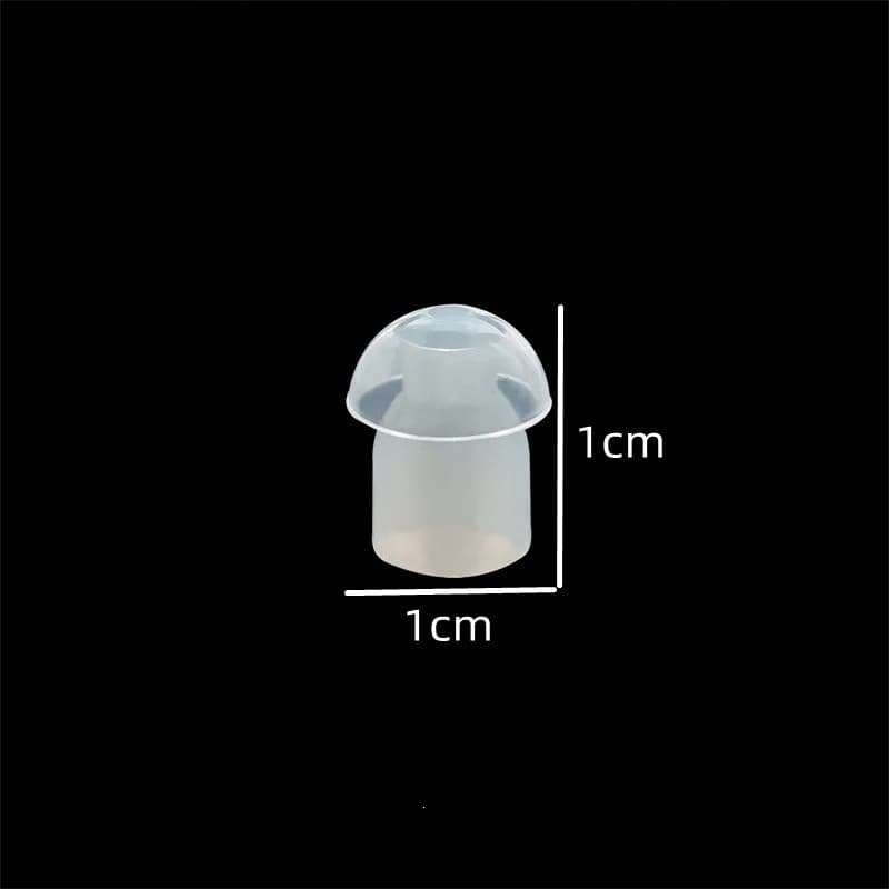 Walkie-talkie headset accessories, replacement mushroom tips, catheter replacement accessories, earplugs Transparent Acous